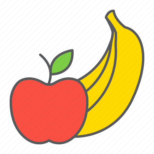 Fruits, supermarket, banana, fruit, department, apple, product icon - Download on Iconfinder
