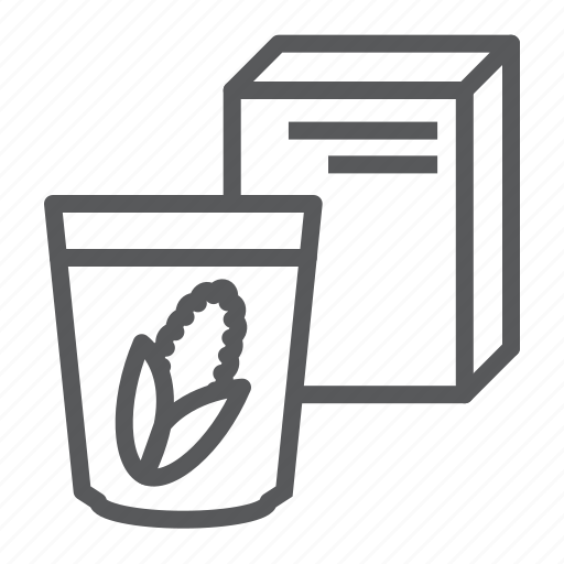 Box, cereals, corn, wheat, breakfast, food, cereal icon - Download on Iconfinder