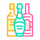 alcohol, drink, department, supermarket, selling, bakery