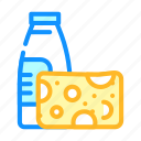 milk, cheese, dairy, product, supermarket, selling