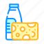 milk, cheese, dairy, product, supermarket, selling 