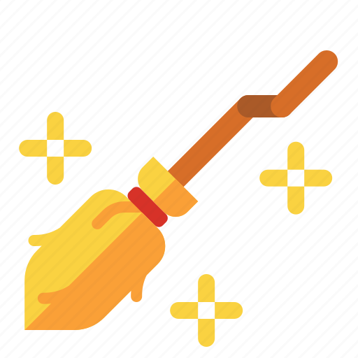 Broom, flying, magic, wizard icon - Download on Iconfinder