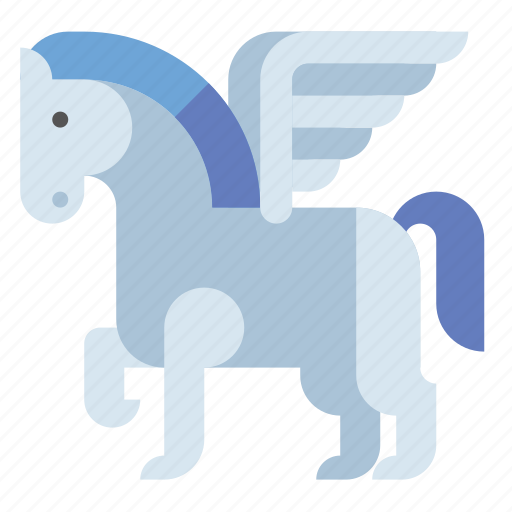 Animal, creature, mythology, pegasus icon - Download on Iconfinder