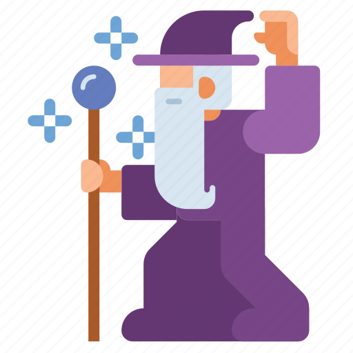 Magic, magician, wand, wizard icon - Download on Iconfinder