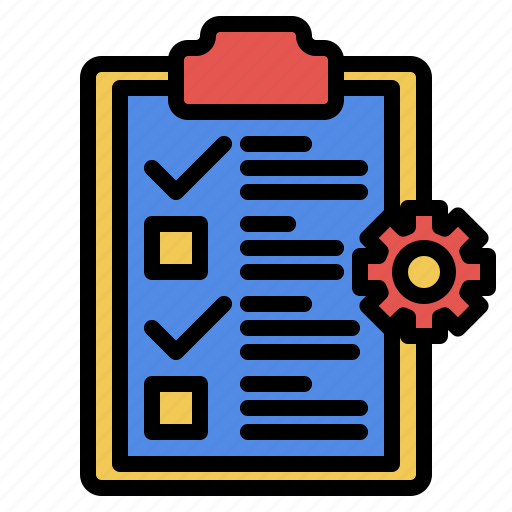 Supportandservice, checklist, service, list, clipboard, document icon - Download on Iconfinder