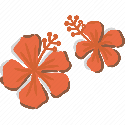 Shoe, flower, hibiscus, hawaii, china, rose icon - Download on Iconfinder