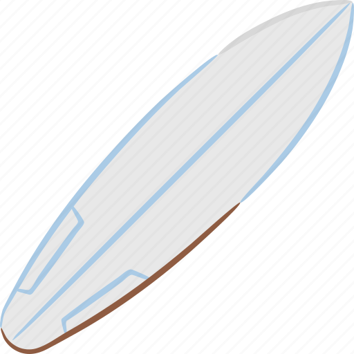 Surfboard, shortboard, surfing, surf, white icon - Download on Iconfinder