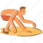 surfing, bottom, turn, cutback, shortboard, man 