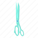 accessory, home, isometric, medical, object, scissors, surgeon 