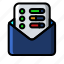 icon, color, survey mail, email, communication 