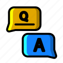icon, color, 3, chat, communication 