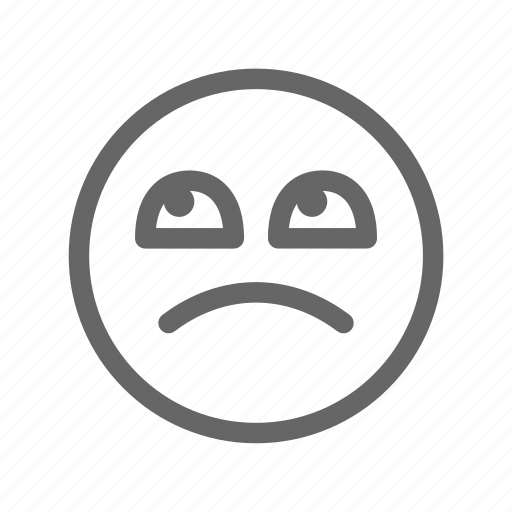 Angry, bored, emoji, emoticon icon - Download on Iconfinder