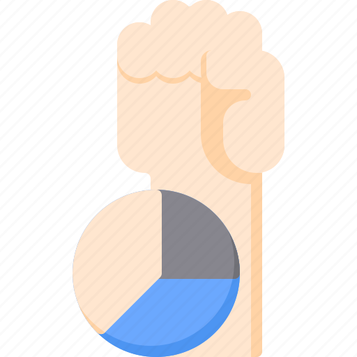 Strenght, analytics, business, graph, hand icon - Download on Iconfinder