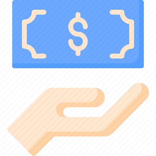 Finance, money, revenue, income, hand icon - Download on Iconfinder
