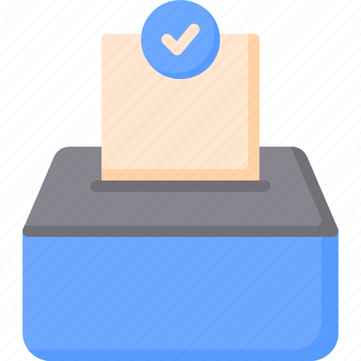 Vote, survey, finish, election, box icon - Download on Iconfinder