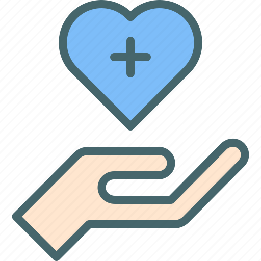 Medical, healthcare, service, hearth, hand icon - Download on Iconfinder
