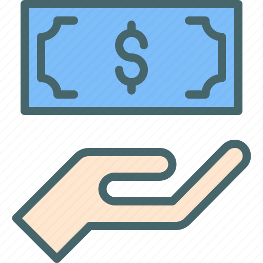 Money, income, finance, revenue, hand icon - Download on Iconfinder
