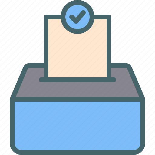 Box, election, survey, vote, finish icon - Download on Iconfinder