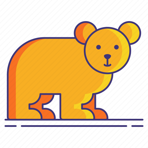Bear, mammal, wild, animal icon - Download on Iconfinder