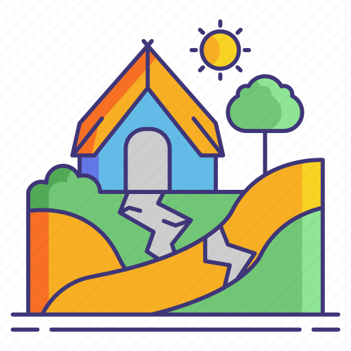 Earthquake, disaster, magnitude icon - Download on Iconfinder