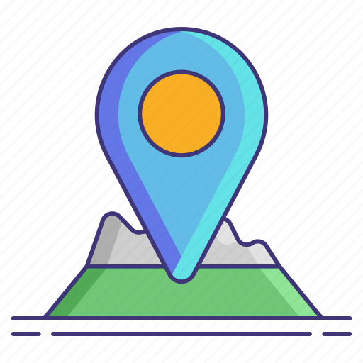 Map, destination, location, navigation, pin icon - Download on Iconfinder