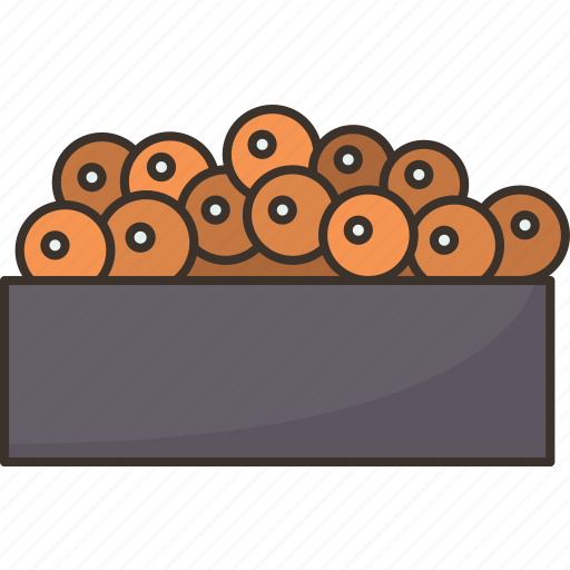 Ikura, roe, salmon, food, appetizer icon - Download on Iconfinder