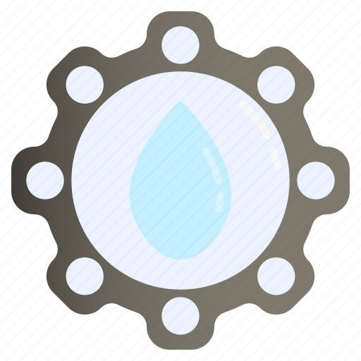 Hydro, power, water, energy, electricity, dam, generator icon - Download on Iconfinder