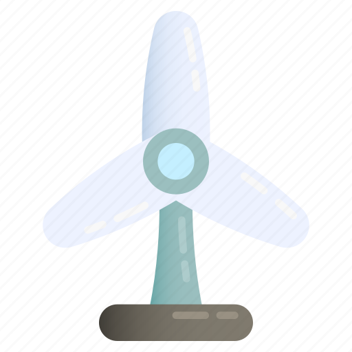 Wind, turbine, electricity, power, renewable, energy, ecology icon - Download on Iconfinder