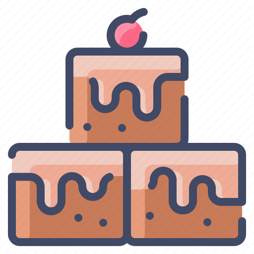 Bakery, brownie, cake, chocolate, dessert, food, sweet icon - Download on Iconfinder