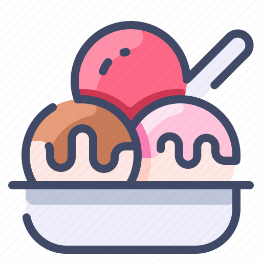 Bowl, cream, dessert, food, ice, sweet icon - Download on Iconfinder