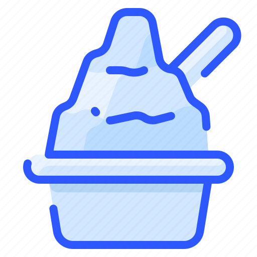 Cream, dessert, ice, shaved, summer, sweet icon - Download on Iconfinder