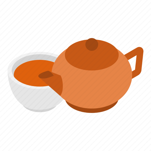 Isometric, object, sign, teatime icon - Download on Iconfinder