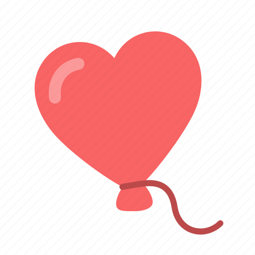 Balloon, congratulation, party, celebrate, heart icon - Download on Iconfinder