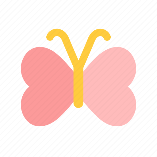 Butterfly, insect, wings, heart, love, valentine, 1 icon - Download on Iconfinder