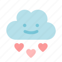 cloud, hearts, romantic, weather, heart, love, valentine, rain