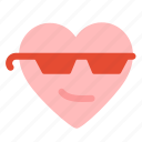 cool, sunglass, sunglasses, smile, heart, love, valentine