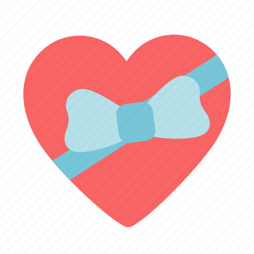Heart, ribbon, label, badge, gift icon - Download on Iconfinder