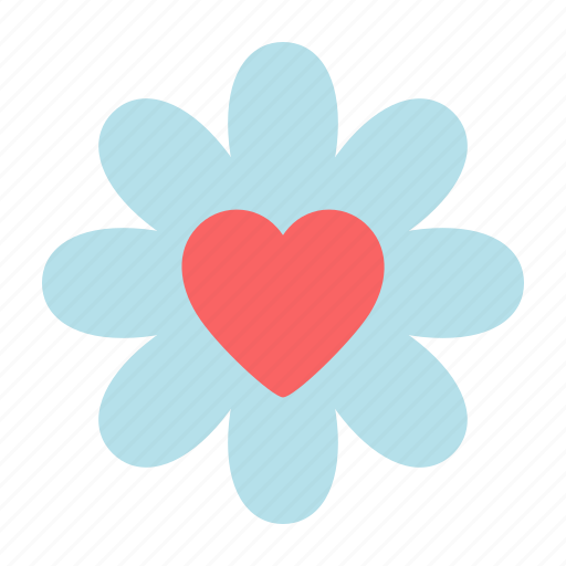 Heart, valentine, craft, flower, romantic icon - Download on Iconfinder
