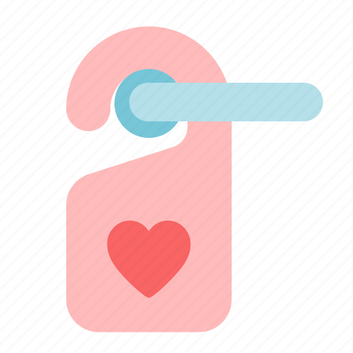 Label, door, hanger, sign, hotel, heart, love icon - Download on Iconfinder