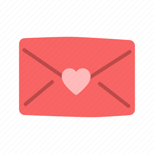 Mail, email, letter, heart, love, valentine icon - Download on Iconfinder