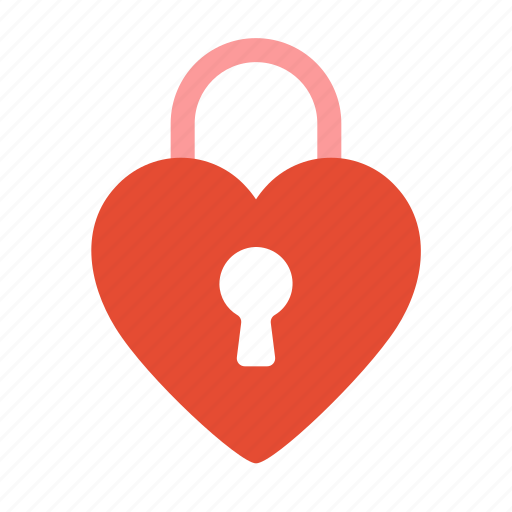 Padlock, lock, romance, heart, secret icon - Download on Iconfinder