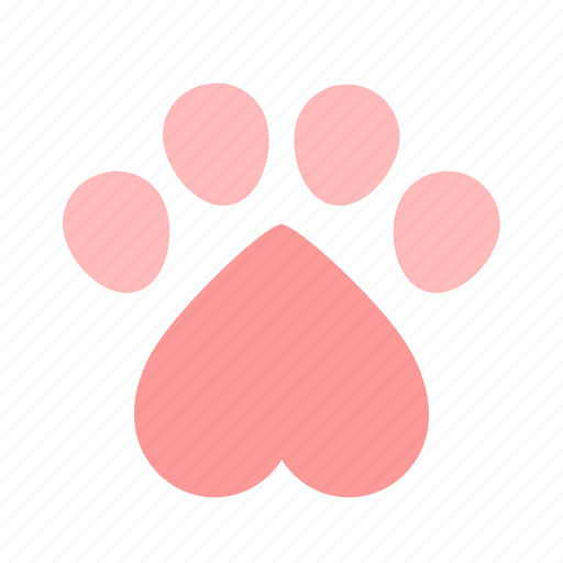 Paw, animal, cat, dog, pets, love icon - Download on Iconfinder