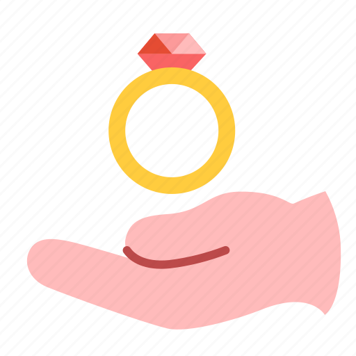 Ring, valentines, wedding, proposal, diamond, marriage, 1 icon - Download on Iconfinder