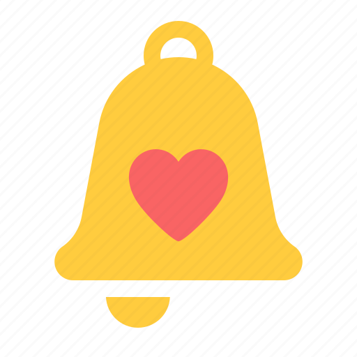 Ringing, bell, notification, love, heart icon - Download on Iconfinder