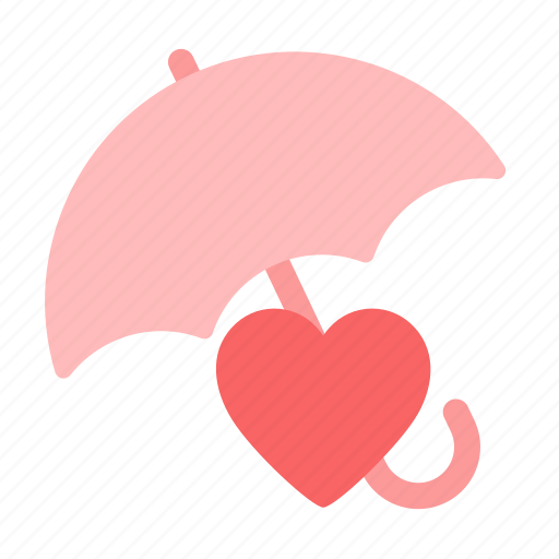 Umbrella, inshure, insurance, family, heart icon - Download on Iconfinder
