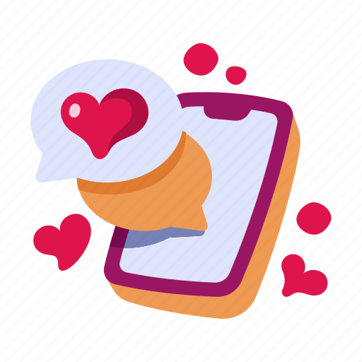 Phone, love, message, valentine icon - Download on Iconfinder