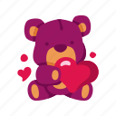 teddy, bear, love, valentine, romantic