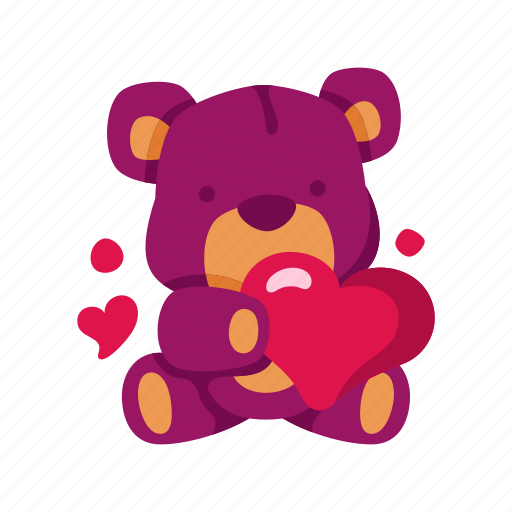 Teddy, bear, love, valentine, romantic icon - Download on Iconfinder