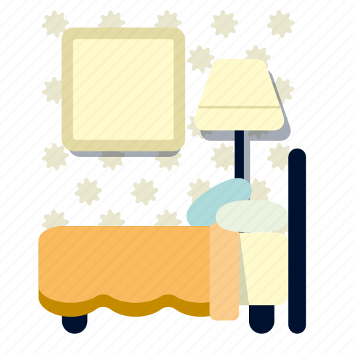 Bedroom, room, bed, furniture, house, interior, sleep icon - Download on Iconfinder