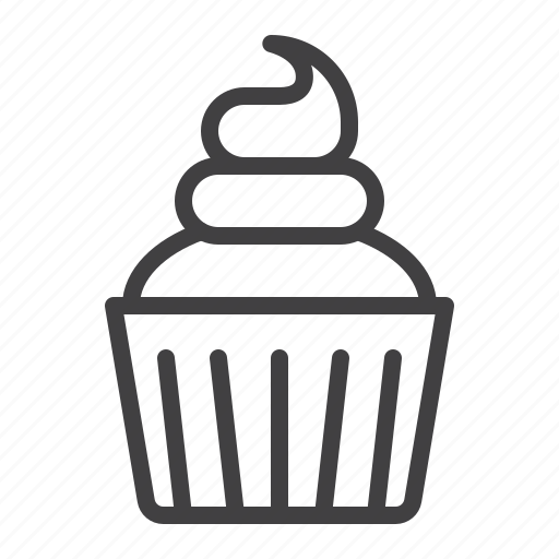 Cupcake, muffin, cream, cake icon - Download on Iconfinder